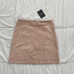 Suede Skirt